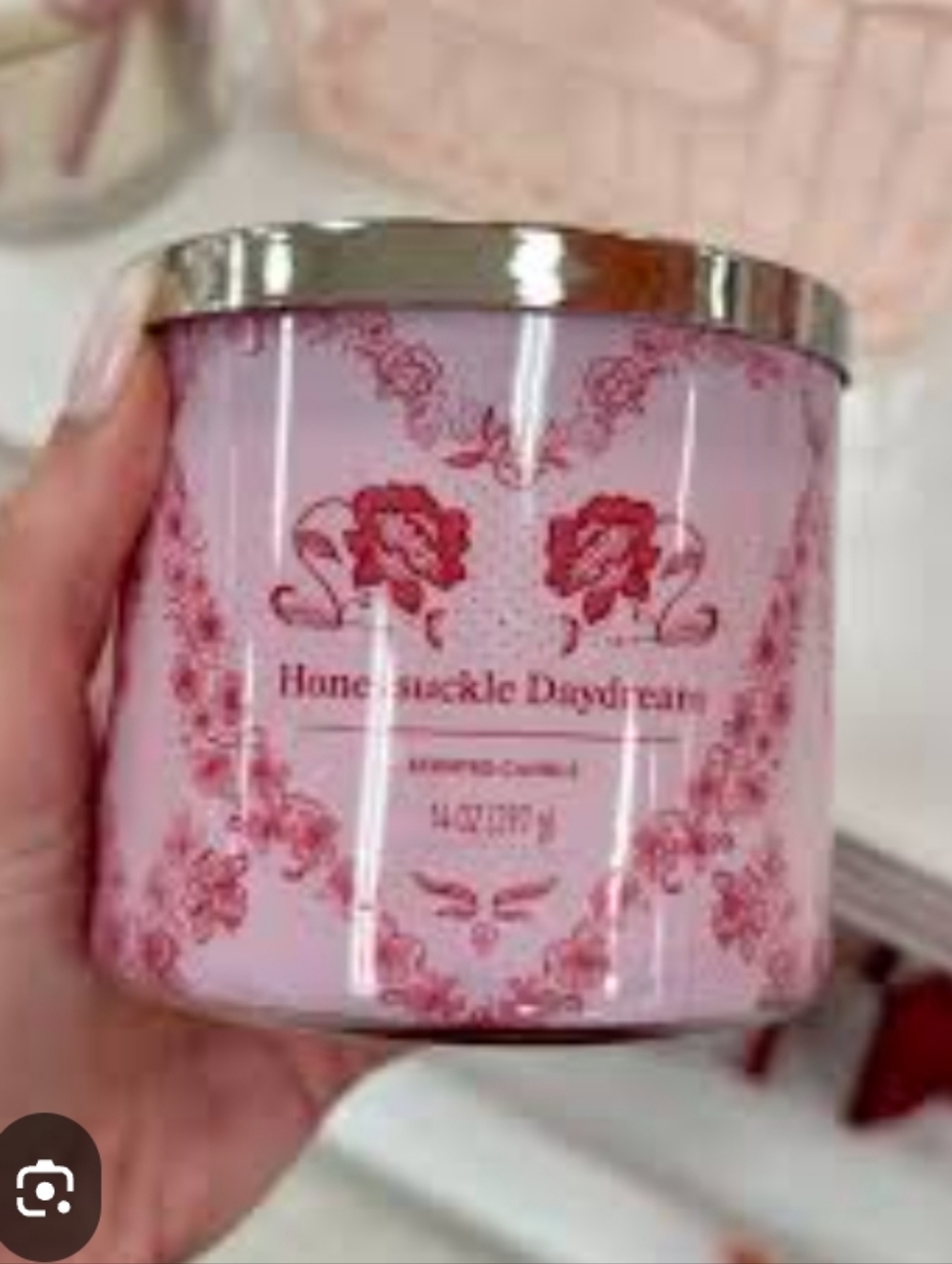 Target Pink and Red Honeysuckle Daydream Candle❤️🌹